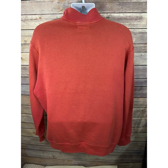 Men's Roundtree & Yorke Size XL Faded Red Button Lightweight sweater - Picture 2 of 9